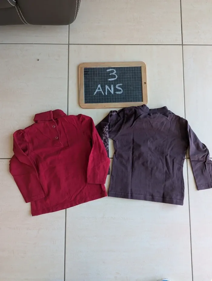 Lot de 2 tee-shirts à manches longues 3 ans orchestra - photo numéro 5
