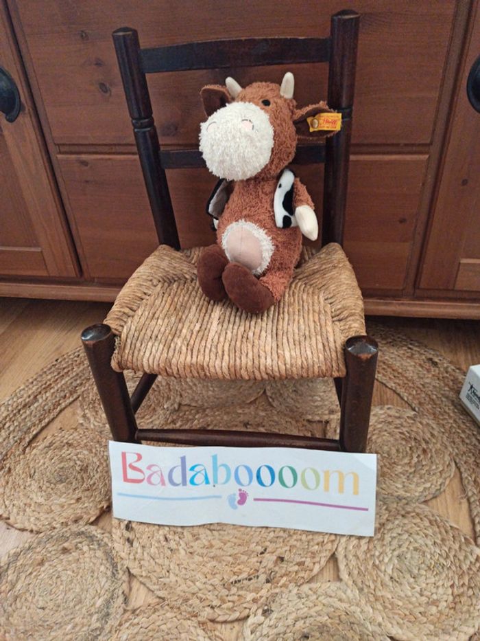 peluche Steiff vache tbe