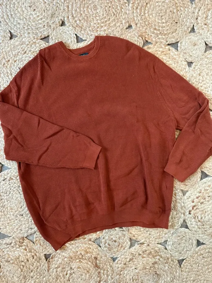 Pull rouille - homme - taille M