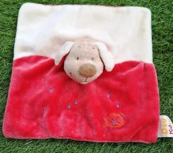 Doudou carré plat Chien / Poisson - Doukidou