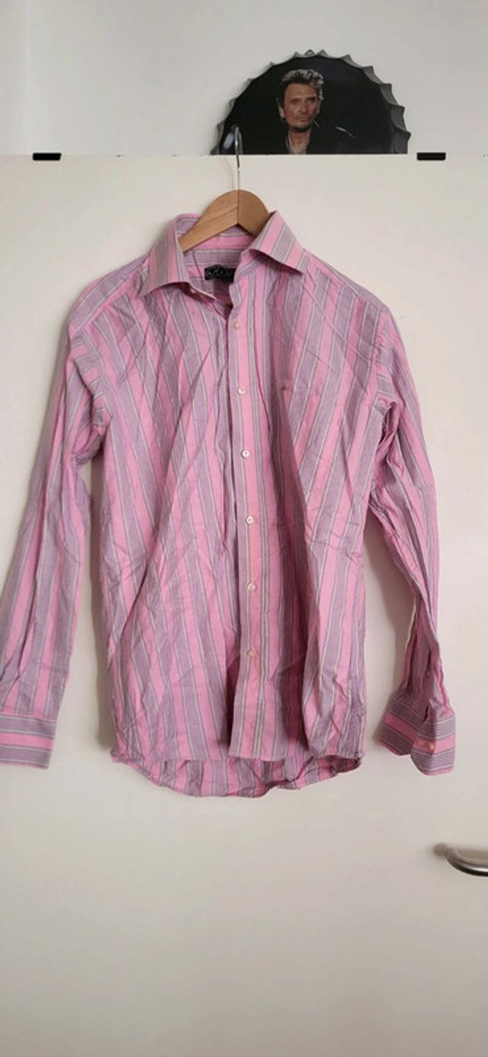 Chemise à rayure homme