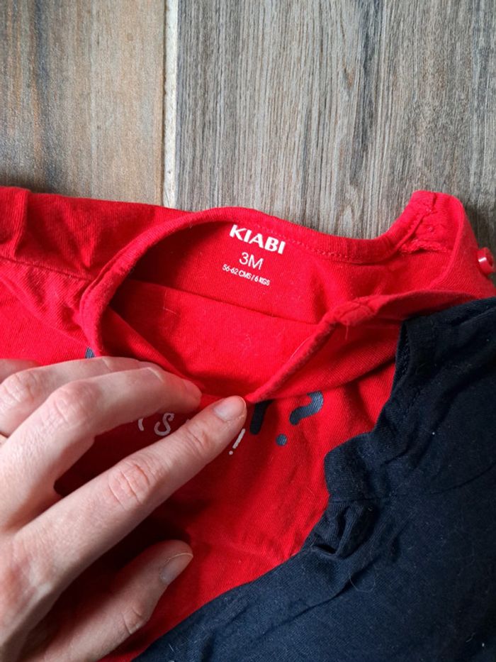 Lot de 2 tee-shirts kiabi - photo numéro 2