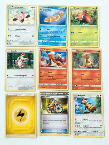 Lot de 9 cartes 🃏 Pokémon