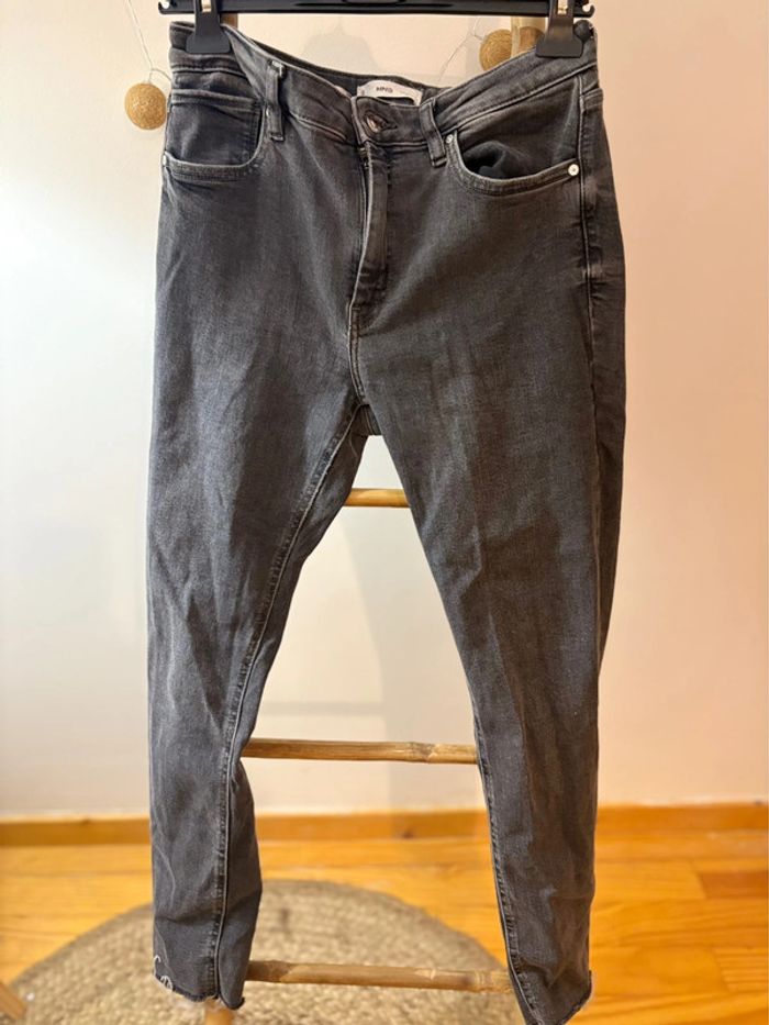 Jeans skinny gris mango