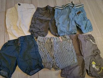 Lot de 6 shorts bermudas garçon taille 12 mois 1 an