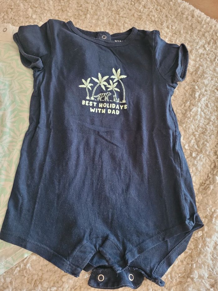 Lot de 2 conbishort bébé - photo numéro 2