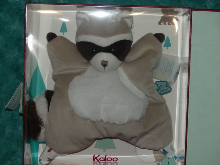 Doudou raton laveur Léon ( ancien modèle) Kaloo 🦝 Neuf - photo numéro 3