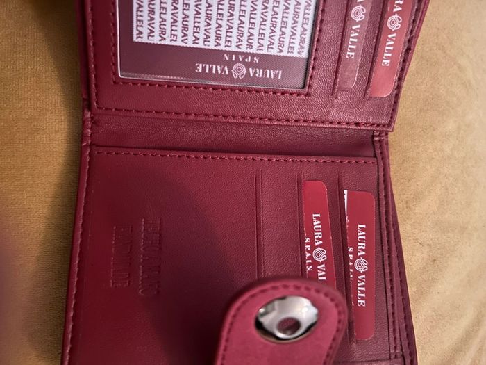 Porte feuille lauravalle cuir produit neuf - photo numéro 3