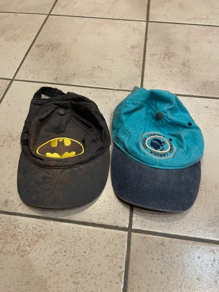 2 casquettes enfant