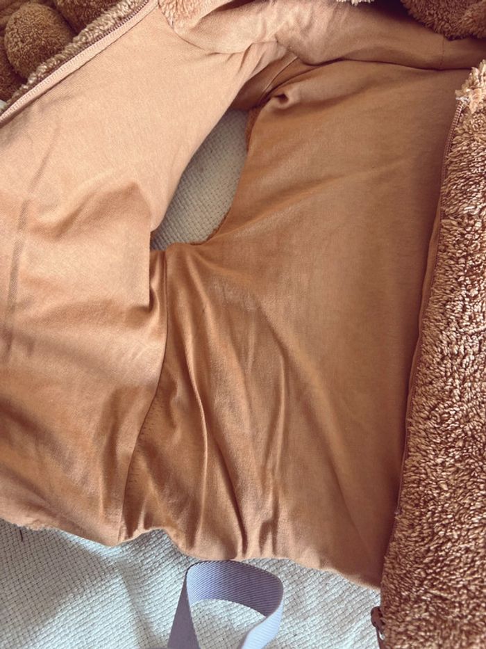 Veste sans manche moumoute fourrure mixte unisex capuche oreille - photo numéro 3