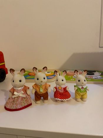 Sylvanian la famille lapin chocolat 