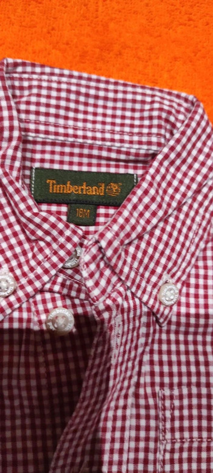 Chemise manches longues Timberland 18 mois - photo numéro 4