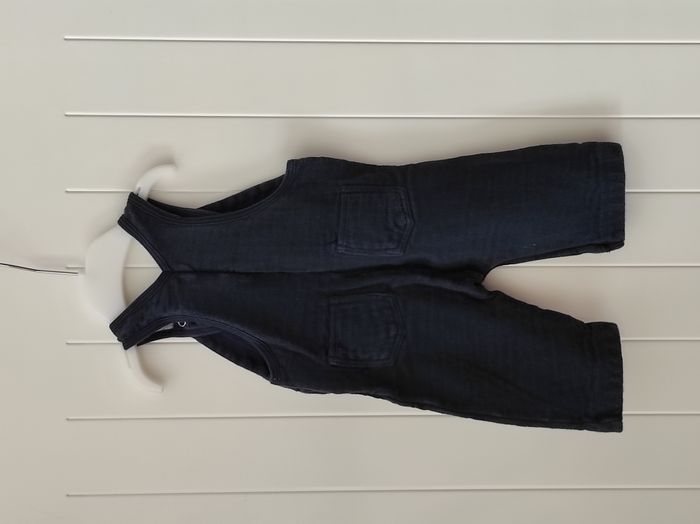👶 Ensemble bébé garçon 6 mois – T-shirt rayé + salopette - photo numéro 5
