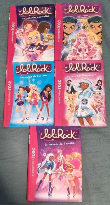 Lot livres lolirock bibliothèque rose