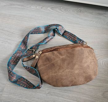 Sac banane beige marron