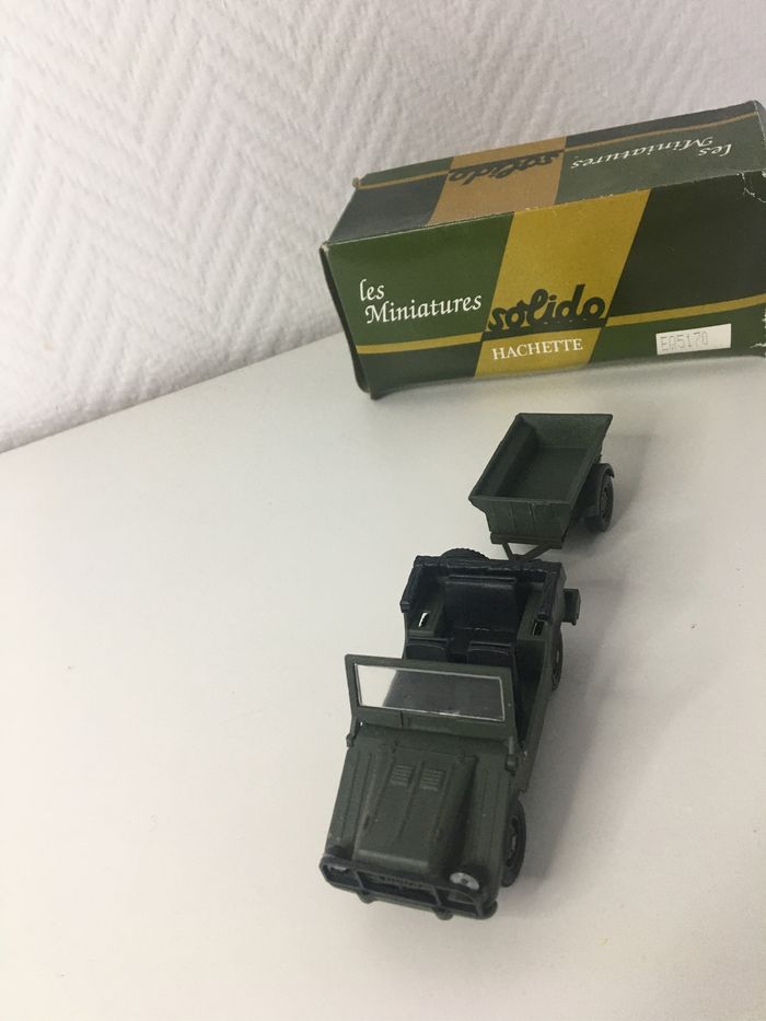 Jeep auto union avec remorque Solido - photo numéro 2