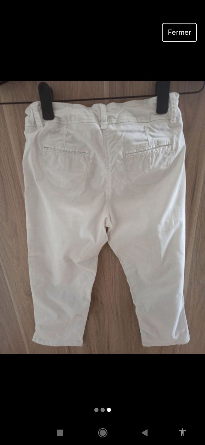 Jean slim blanc 12 ans Okaïdi - photo numéro 3