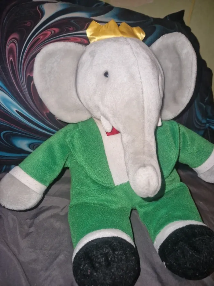 Peluche babar - photo numéro 2