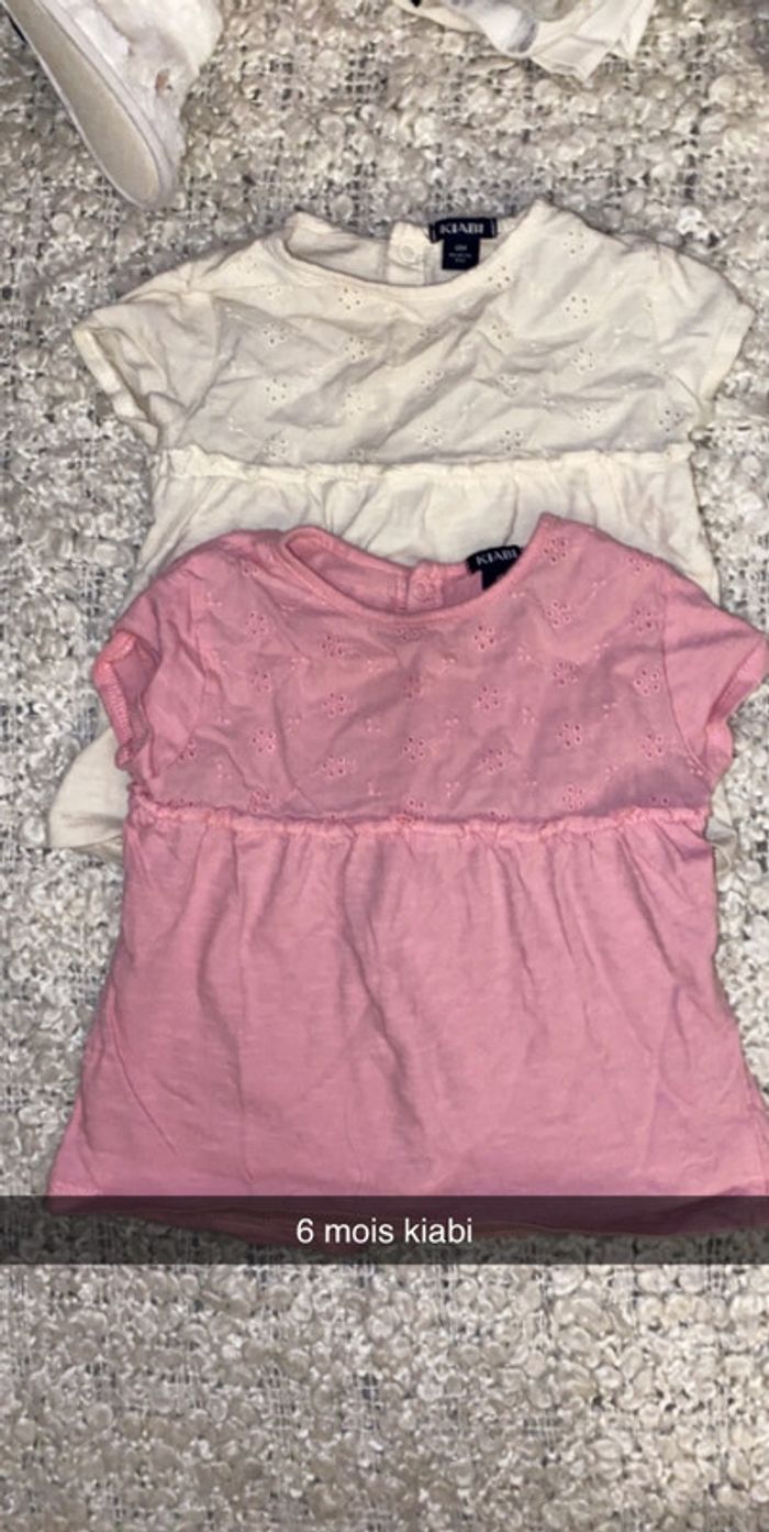 Lot tee-shirts kiabi