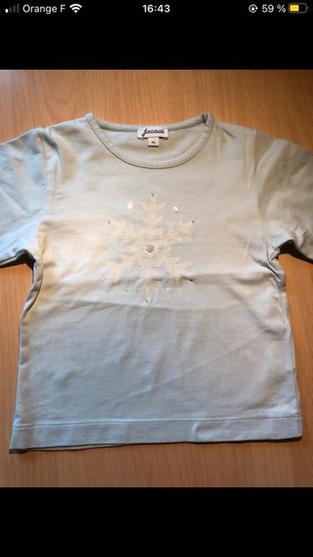 T-shirt à manches longues flocon