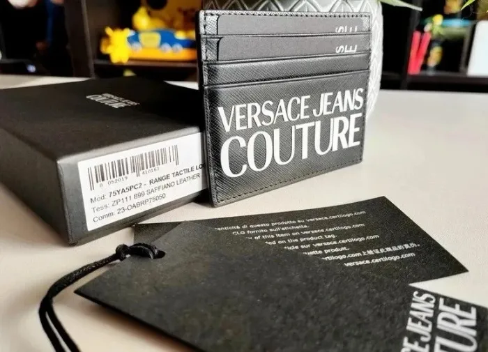 Porte carte, Porte feuille Versace, Jeans Couture - Neuf - photo numéro 5
