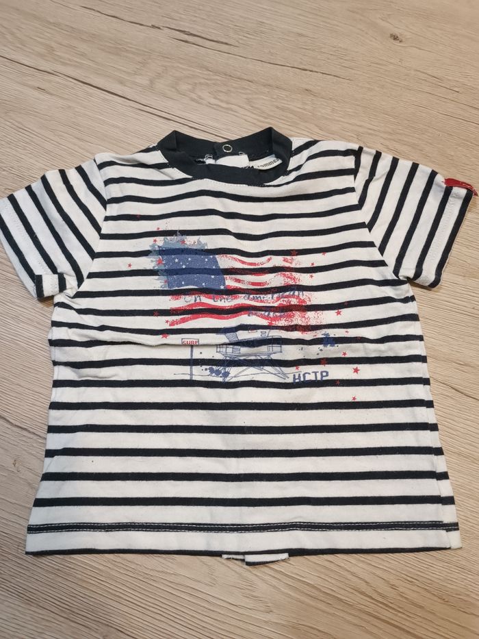 Lot tee-shirt manche courte 3 mois - photo numéro 3