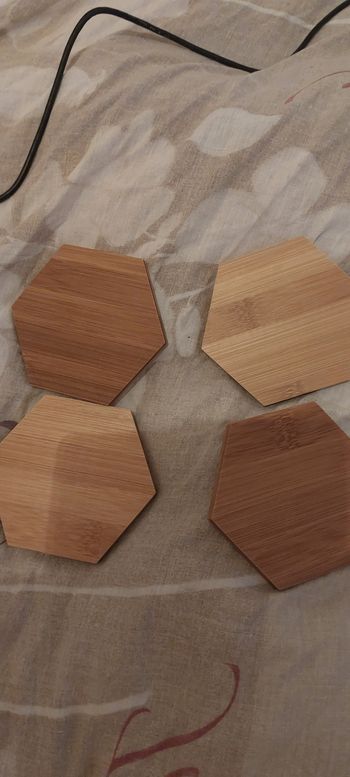 Sous verre en bois