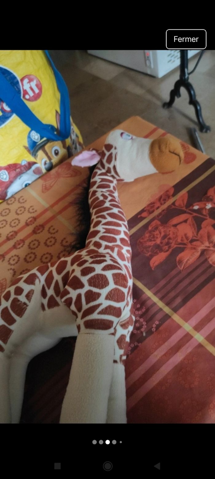 Très belle peluche girafe j45 - photo numéro 3