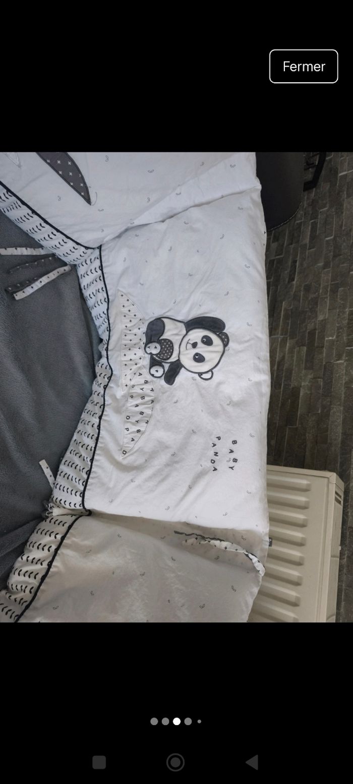 Tour de lit panda sauthon Aubert - photo numéro 5