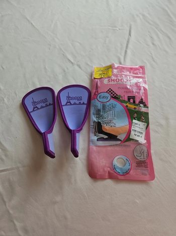Protections Shoops pour talons- spécial conduite-violet