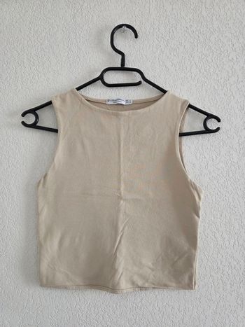 Croptop beige Stradivarius taille s