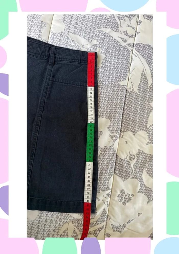 Jupe noire boutonnée H&M – Taille 40 - photo numéro 7