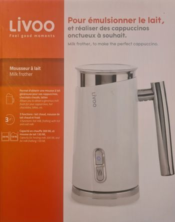 Mousseur à lait livoo neuf
