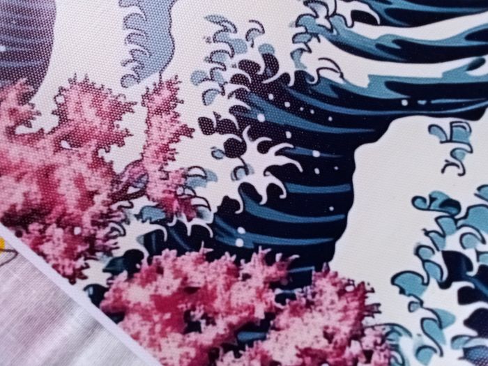 AFFICHE POSTER TOILE A3 JAPON VAGUE CERISIER EN FLEURS SAKURA - photo numéro 3