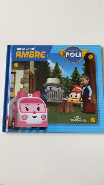 Livre bien joué ambre - Robocar Poli