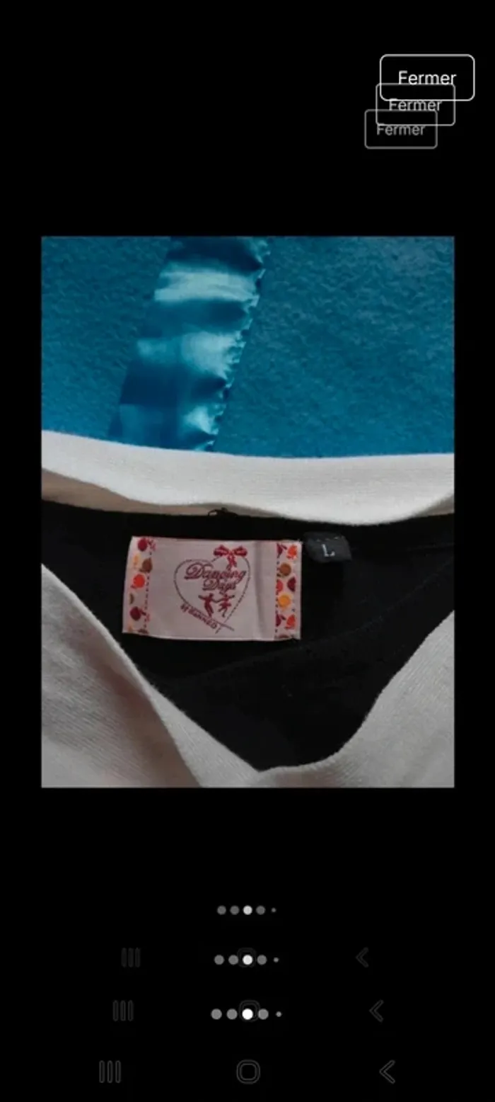 Pull esprit rétro noir et blanc - photo numéro 3
