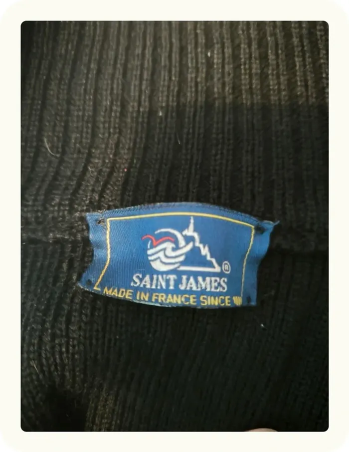 Gilet cardigan Homme Saint James Taille 4XL - photo numéro 7