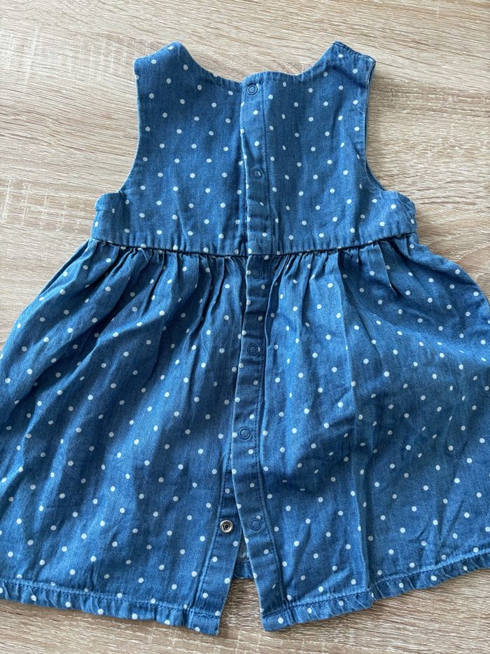 Robe jean pois lapin KIABI t.12m - photo numéro 3