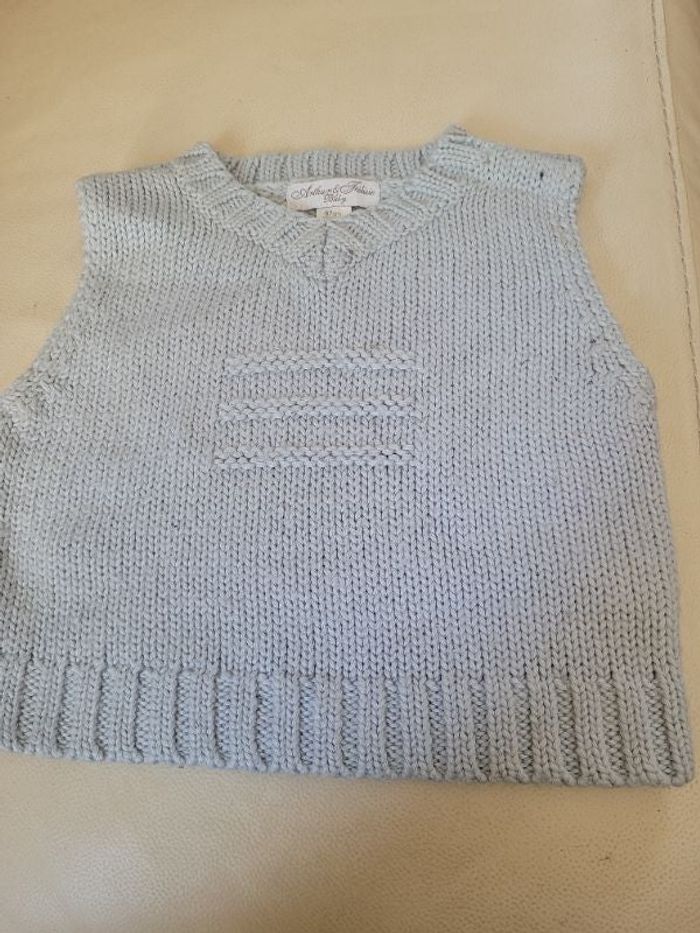 Pull sans manche 6 mous Arthur et felicie