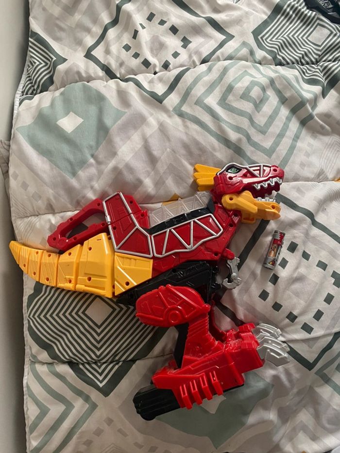 Dinosaure t-rex zord interactif