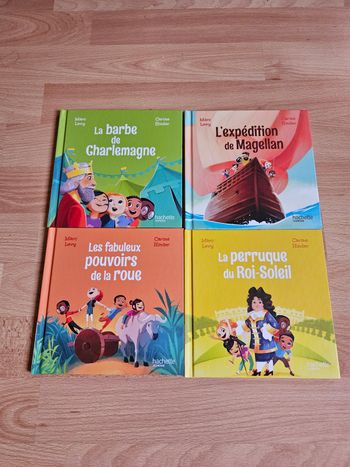 Lot de 4 livres le club des aventuriers de l'histoire 
