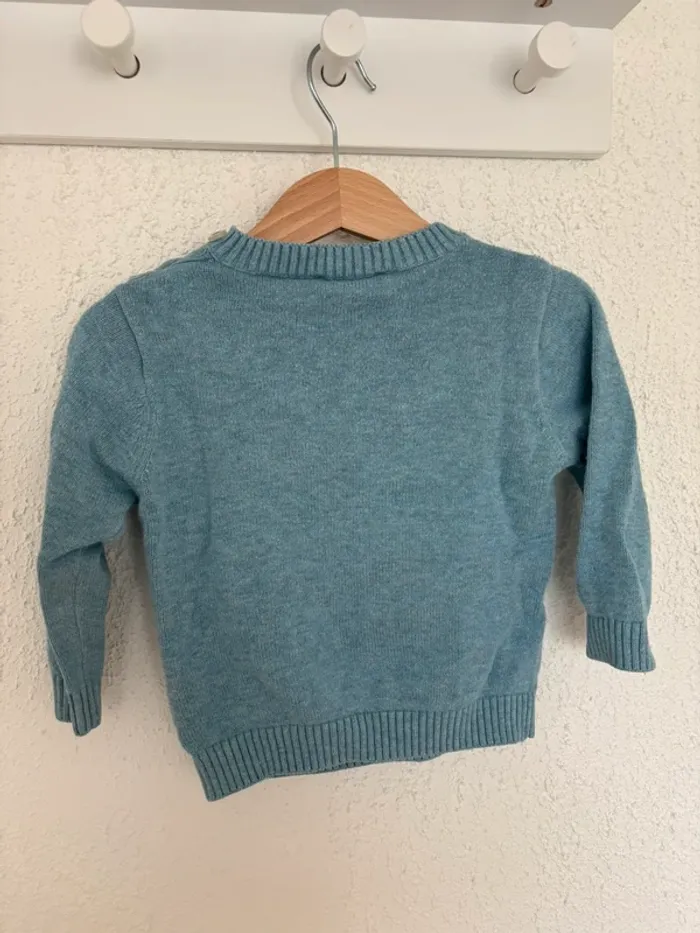 Pull bleu enfant bébé Timberland 18 mois 81 cm - photo numéro 3