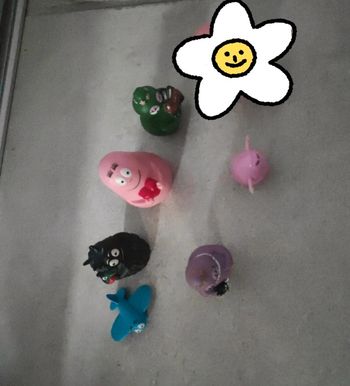 Lot de 6 figurines barbapapa