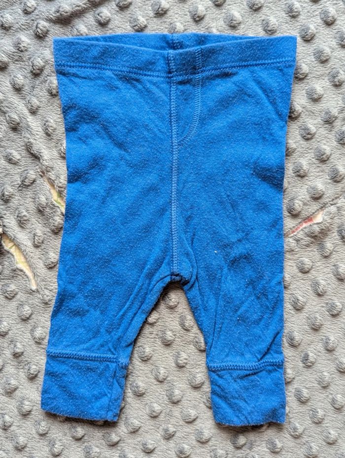 Lot 3 Bas Bébé : Obaibi (Rose), Bleu & Carreaux - Taille 1 Mois - photo numéro 2