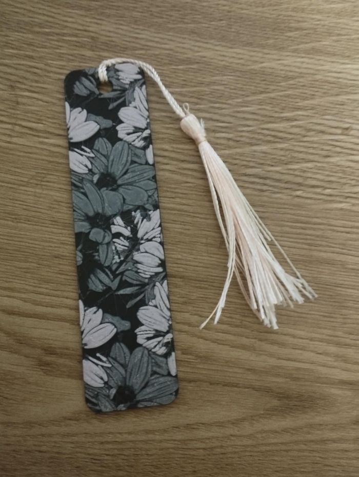 Marque page florale