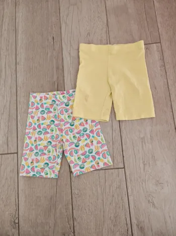 Lot de 2 leggings courts 2/3 ans