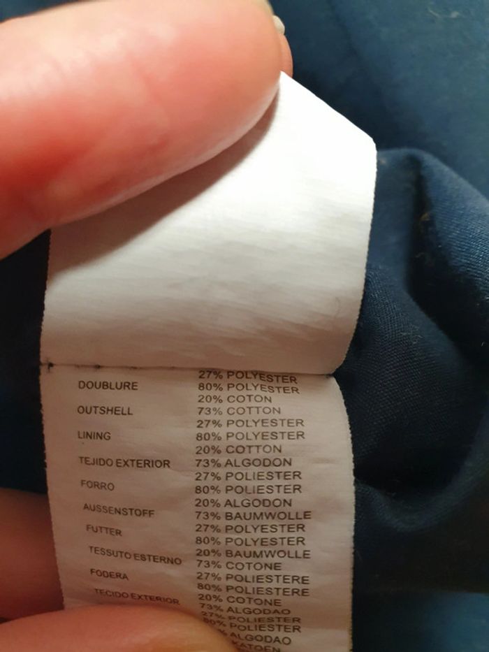 Robe en jean denim DPAM Du Pareil Au Même 6 mois 67 cm Brodé girafe 🦒 - photo numéro 9