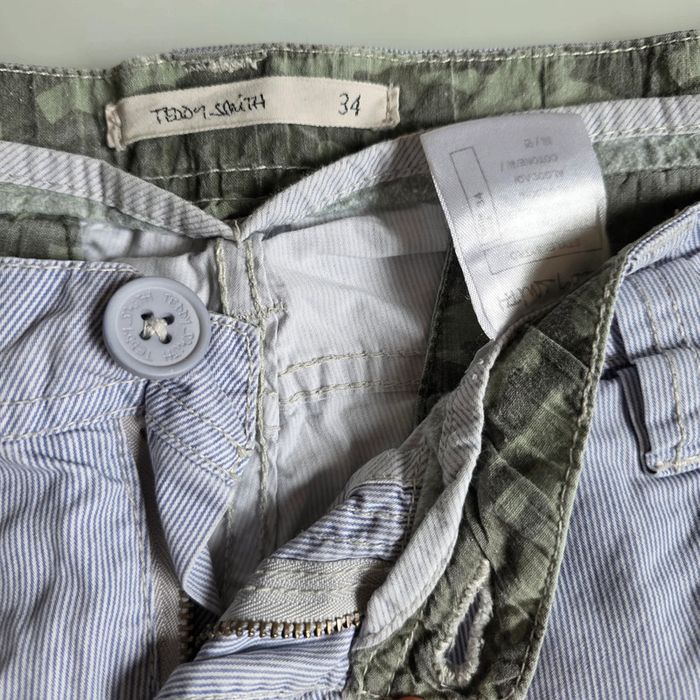 2 shorts en toile m, bleus - photo numéro 4
