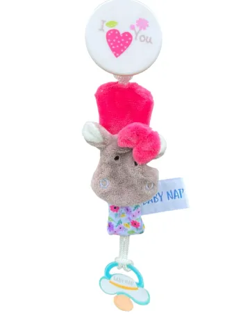 Attache-tétine Baby Nat’ Zoé – « I Love You » Neuf