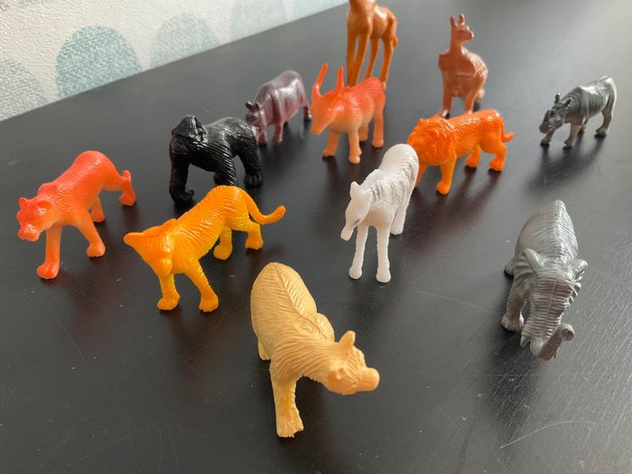 12 figurines Animaux du monde - photo numéro 3